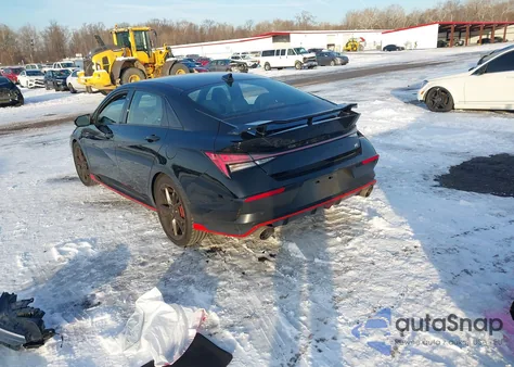 2025 Hyundai Elantra N из США, поврежденный, VIN KMHLW4DKXSU028975